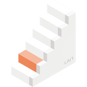 Den digitale trappe har 6 trin. Nummer 2 trin svarer til at have en standard hjemmeside