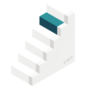 Den digitale trappe har seks trin. Det femte blå grønne svarer til e-commerce løsning